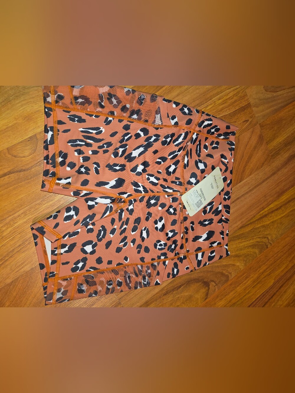 Nwt Fabletics Leopard Print Athletic Bike Shorts Bundle - Picture 4 of 6